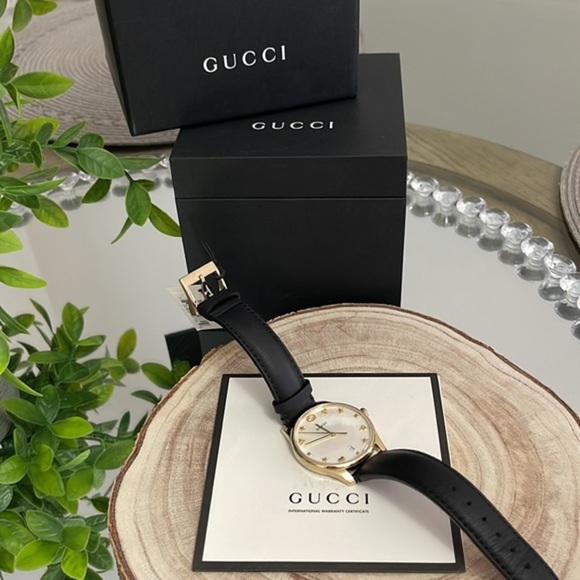 ❤️ ✨G-timeless Mother of Pearl Dial Ladies Watch ✨YA1264044 - Picture 14 of 15